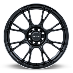 RTX® (RTX)  082078  Vapor  Black with Machined Lip  17x7.5 5x114.3 ET40 CB73.1