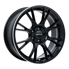 RTX® (RTX)  082078  Vapor  Black with Machined Lip  17x7.5 5x114.3 ET40 CB73.1
