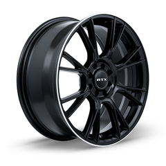 RTX® (RTX)  082077  Vapor  Black with Machined Lip  16x7 5x114.3 ET40 CB73.1