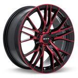 RTX (RTX)   082313   Vertex   Black Machined Red   16x7 5x114.3 ET40 CB73.1