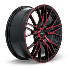 RTX® (RTX)  082316  Vertex  Black Machined Red  17x7.5 5x114.3 ET40 CB73.1