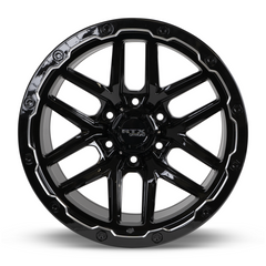 RTX® (Offroad)  082979  Volcano  Gloss Black Milled Edge  18x9.5 6x135 ET-10 CB87.1