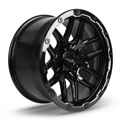 RTX® (Offroad)  083003  Volcano  Gloss Black Milled Edge  20x10 6x135 ET-18 CB87.1