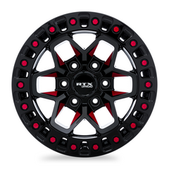 RTX® (Offroad)  082932  Zion  Black Milled Red  18x9 6x139.7 ET0 CB106.1