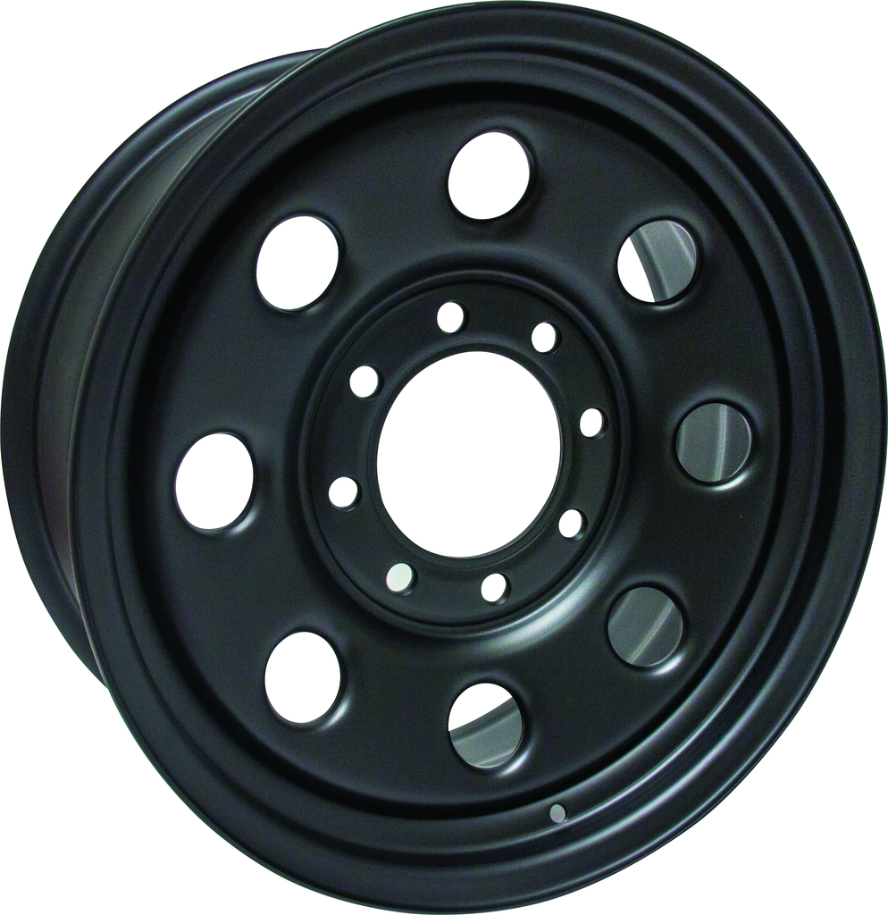 18x8 RTX  Steel Wheels  x48165 -  Black , with 8x165.1 Bolt Pattern 25 Offset 121.3 HubBore Dodge Ram 3500 Van