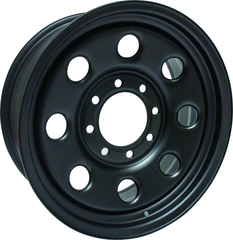 18x8 RTX  Steel Wheels  x48165 -  Black , with 8x165.1 Bolt Pattern 25 Offset 121.3 HubBore Dodge Ram 3500 Van