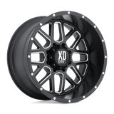 20X9 SATIN BLACK MILLED 18MM XD Wheel