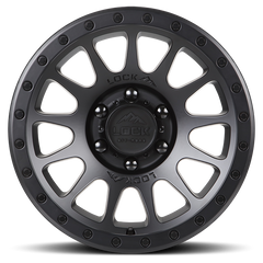 Lock Offroad Yosemite 17x9 5x127 0et 71.5 Matte Black w/ Matte Black Ring Wheel