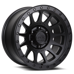 Lock Offroad Yosemite 17x9 5x127 0et 71.5 Matte Black w/ Matte Black Ring Wheel