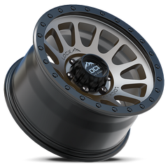 Lock Offroad Yosemite 20x10 8x170 -18et 125.2 Matte Gray w/ Matte Black Ring Wheel