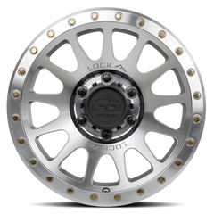 Lock Offroad Yosemite 17x9 6x139.7 0et 106.2 Machined w/ Clear Coat Wheel