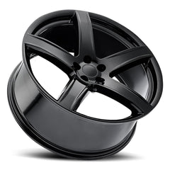 24x10 Aluminum Wheel with 5x5.5 Bolt Pattern - Gloss Black