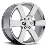 20x8 Aluminum Wheel with 6x5 Bolt Pattern - Chrome