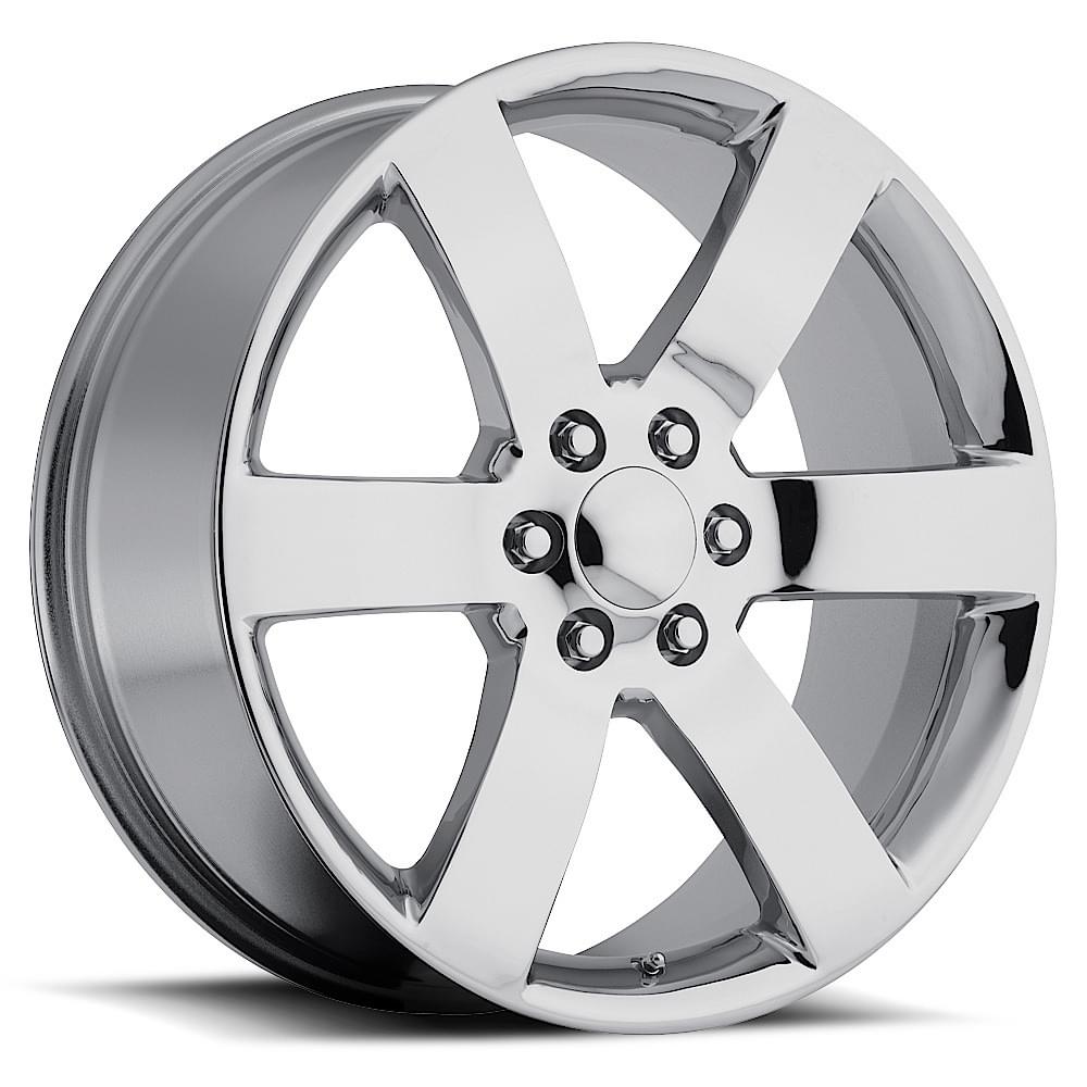 20x10 Aluminum Wheel with 6x5 Bolt Pattern - Chrome