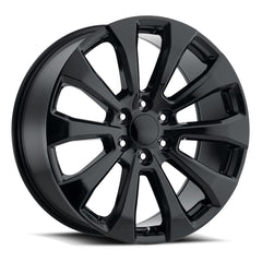 22x9 Aluminum Wheel with 6x5.5 Bolt Pattern - Gloss Black