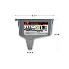 Wilmar Hand Tools Clear View Easy Hold Funnel 2 pt.