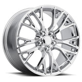 20x12 Aluminum Wheel with 5x4.75 Bolt Pattern - Chrome