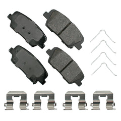 Akebono® ACT1816 - Pro-ACT™ Ultra-Premium Ceramic Rear Disc Brake Pads