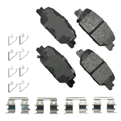 Akebono® ACT2037 - Pro-ACT™ Ultra-Premium Ceramic Rear Disc Brake Pads