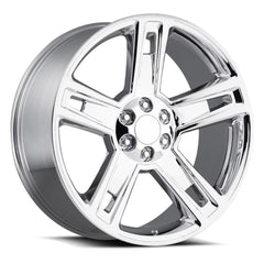 22x9 Aluminum Wheel with 6x5.5 Bolt Pattern - Chrome