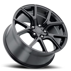 20x10 Aluminum Wheel with 5x5 Bolt Pattern - Gloss Black