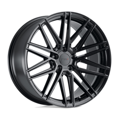 18X9.5 GLOSS BLACK 40MM TSW Wheel