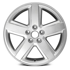 18" x 7" Alloy Remanufactured Wheel with 5 x 114.3 Bolt Pattern for Dodge Avenger 2012-2014 - Silver