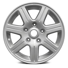 16" x 6.5" Alloy Remanufactured Wheel with 
5 x 127 Bolt Pattern for Chrysler Town and Country 2008–2010 - 
Silver