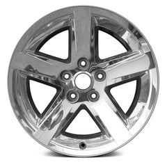 20" x 9" Alloy Replica Wheel with 5 x 139.7 Bolt Pattern for Dodge Ram 2009-2018 - Chrome