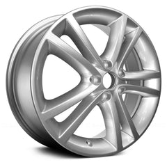 18" x 7" Alloy Remanufactured Wheel with 5 x 114.3 Bolt Pattern for Dodge Avenger 2011–2014 - Silver