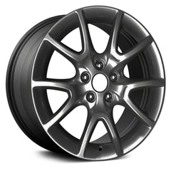 17" x 7.5" Alloy Remanufactured Wheel with 5 x 110 Bolt Pattern for Dodge Dart 2013–2016 - Dark Charcoal