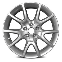 17" x 7.5" Alloy Remanufactured Wheel with 5 x 110 Bolt Pattern for Dodge Dart 2013-2016 - Silver
