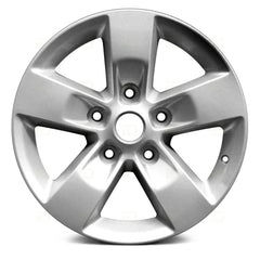 17" x 7" Alloy Remanufactured Wheel with 5 x 139.7 Bolt Pattern for Dodge Ram 2013-2017 - Silver