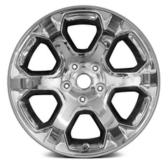 20" x 9" Alloy Replica Wheel with 5 x 139.7 Bolt Pattern - Cladded Chrome