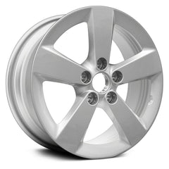 16" x 7" Alloy Remanufactured Wheel with 5 x 110 Bolt Pattern for Dodge Dart 2013 - 2016 - 
Silver