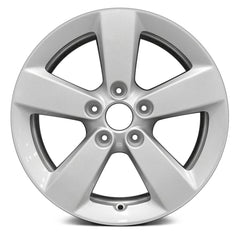 16" x 7" Alloy Remanufactured Wheel with 5 x 110 Bolt Pattern for Dodge Dart 2013 - 2016 - 
Silver