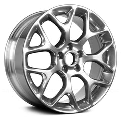 18" x 8" Alloy Remanufactured Wheel with 5 x 114.3 Bolt Pattern for Chrysler 200 2015–2017 - Polished