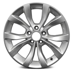 17" x 7" Alloy Remanufactured Wheel with 5 x 114.3 Bolt Pattern for Chrysler 300 2015 - 2017 - 
Silver