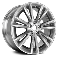ALUMINUM WHEEL -  18 x 7.5 -  24MM OFFSET -  7 DOUBLE SPOKE -