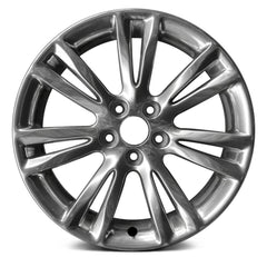 ALUMINUM WHEEL -  18 x 7.5 -  24MM OFFSET -  7 DOUBLE SPOKE -