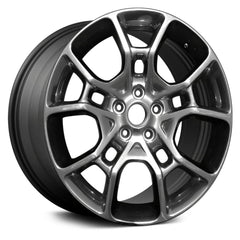 LKQ Corp - 5 Y-Spoke Dark Charcoal 19x7.5 Alloy Factory Wheel for Dodge Challenger 2017-2018