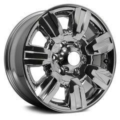 18" x 7.5" Alloy Replica Wheel with 6 x 135 Bolt Pattern for Ford F-150 2009-2012 - Chrome