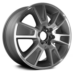 20" x 8.5" Alloy Remanufactured Wheel with 6 x 135 Bolt Pattern for Ford F-150 2009-2014 - Dark Gray with Machined Face