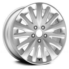 17" x 7.5" Alloy Remanufactured Wheel with 5 x 114.3 Bolt Pattern for Ford Fusion 2010-2012 - Silver