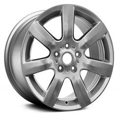 17" x 7.5" Alloy Remanufactured Wheel with 5 x 114.3 Bolt Pattern for Mercury Milan 2010–2011 - Silver