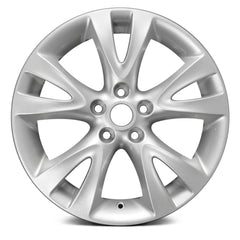18" x 7.5" Alloy Remanufactured Wheel with 5 x 114.3 Bolt Pattern for Ford Taurus 2010–2012 - Silver