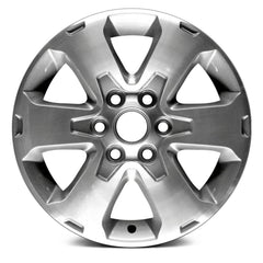 18" x 7.5" Alloy Remanufactured Wheel with 6 x 135 Bolt Pattern for Ford F-150 2010-2014 - Gray with Machined Face