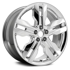 ALUMINUM WHEEL -  REPLICA -  20 x 8 -  UK OFFSET -  5 SPLIT SPOKE -  5 STUD/LUG