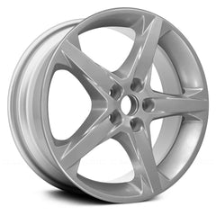 18" x 8" Alloy Remanufactured Wheel with 5 x 108 Bolt Pattern for Ford Focus 2012-2013 - Silver