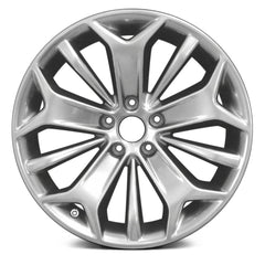 ALUMINUM WHEEL -  19 x 8.5 -  39MM OFFSET -  10 SPOKE -  5 STUD/LUG -  4.5 BP